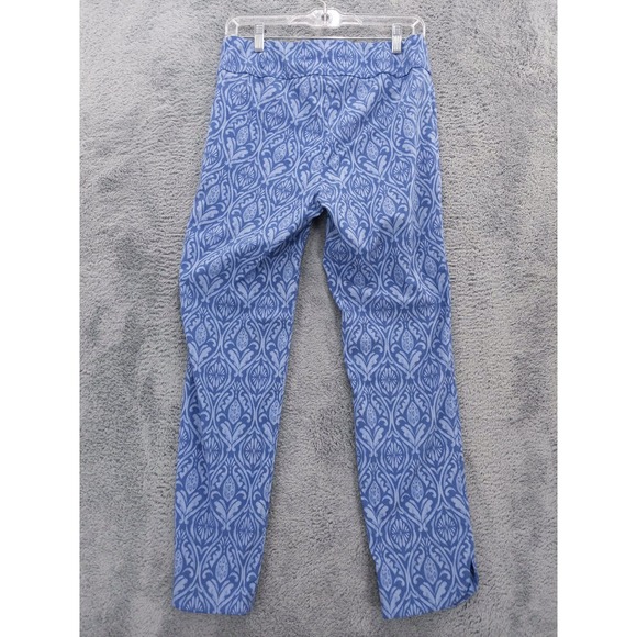 Soft Surroundings Blue Print Pull On Pants Size S - Picture 5 of 7